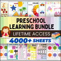 Preschool Pre-K + Kindergarten Learning Bundle